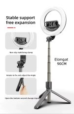 مونوپاد دستي و رومیزی رینگ لایت دار - Image 3