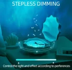 خرید لامپ اسپیکر صدفی | چراغ خواب موزیکال با صداهای طبیعت در گدزی - Image 2