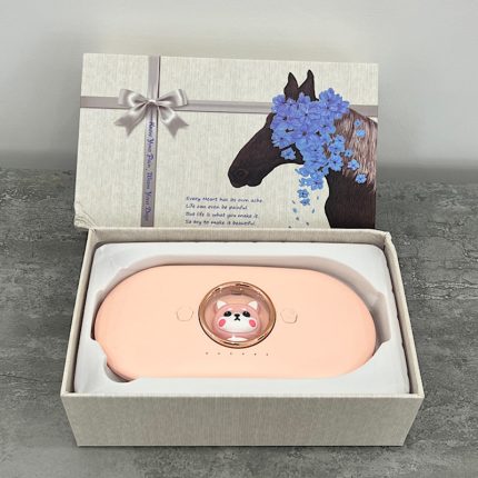 ماساژور تسکین درد قاعدگی عروسکی (کمربند پریودی) طرح گربه‌ای