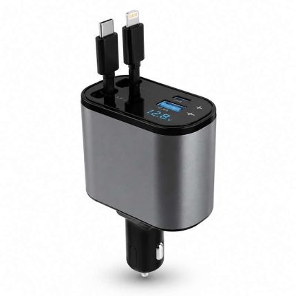 شارژر فندکی خودرو 4 کاره DALE مدل iCar 4